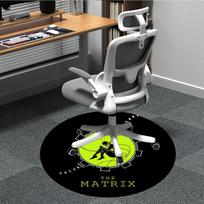 1pc THE Matrix Office Round Area Rug, Under Office Chairs Bedroom Living Room Home Decor, Room Deco, Available in Various Sizes110 80cm by 80cm