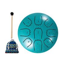 Steel Tongue Drum 46118 Inch Outside Garden Rain Drum for 46243 Tone Sound Healing Musical 4 žalia