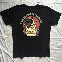Crossed Heart Clothing Black XL Men's Crew Neck Cotton Graphic Cat T-Shirt S įvairiaspalvis