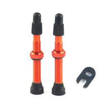 2Pcs 55/60/78mm Road MTB Bike Valve Stems Tires Alloy Presta Bicycle Tubeless