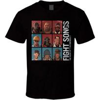 Medic Team Fortress 2 TF2 t-Shirt Quiet Medic Is Operating Video Game Shirts Black S įvairiaspalvis