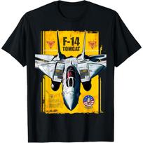 F-14 Tomcat naikintuvo grafinis marškinėlis Karinės aviacijos šaunus spaudinys Vyriškas marškinėlis Atsitiktinis apvalus kaklas S įvairiaspalvis