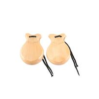 Spanish Castanets Traditional Flamenco Castanets Ergonomic Wooden Percussion Musical Instruments for Spain Souvenir Gift smėlis