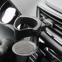 Automobilio oro ventiliacijos angos gėrimų puodelių butelių laikiklis Automatinis gėrimų stovo stovas vandens buteliams ir peleninės daugiafunkcis automobilio kavos puodelių laikiklis juoda