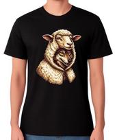 Wolf In Sheep Clothing T-Shirt Dark Humour Animal Graphic Tee S įvairiaspalvis