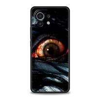 Phone Case For Xiaomi Mi 15 14 13 12 11 Lite 14T 13T 12T 11T Pro Poco X7 X6 X5 X3 Pro F6 F5 F4 Cover Scary Devil Eye Pattern For Mi 11 Lite
