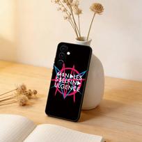 M-MSI Band Phone Case For Samsung Galaxy A73,A72,A71,A70,A53,A52,A51,Soft Silicone Black Cover Samsung a11
