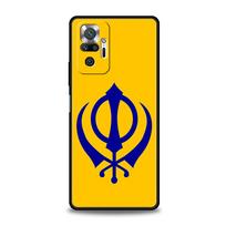 Phone Case For Xiaomi Redmi Note 14 13 12 Pro Plus 5G 9S 9 10 11 4G 14C 13C 12C 10C 9C 9A Soft Cover Sikh Khanda Sikhism Redmi Note 13 Pro 5G