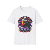 Machine Pattern Helmet With Snake T-Shirt, Multiple Colors S įvairiaspalvis