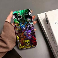 Five N-Nights At F-Freddys Fnaf Phone Case For iPhone17,16,15,14,13,12,11 Plus,Pro Max Soft Transparent Cover iPhone11PROMAX