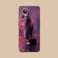 Pretty Sailboat Mobile Phone Case for Realme 15 14 13 12 11 10 9 Pro Plus T i Lite 5G Colorful Printing Cover Pretty Cover realme 15