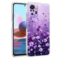 Transparent Phone Case for Redmi 14C 13C 10C 10 9 Note 13 12 11 K50 K40 Plus Pro 4G 5G Soft TPU Cover Cute Flower Pattern Capas for Redmi 14C