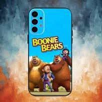 Cartoon Boonie Bears Phone Case For Samsung S26,25,24,23,22,21,20,30,Ultra,Plus,Fe,Lite Black Shell Samsung S20ULTRA5G
