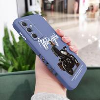 Cool Bike Phone Case For Samsung A56 A36 A26 A55 A35 A25 A17 A16 A15 A07 A06 A05 A05S A54 A34 A24 A14 A04 A04S A04E 4G 5G Cover Samsung A26 šviesiai mėlyna spalva