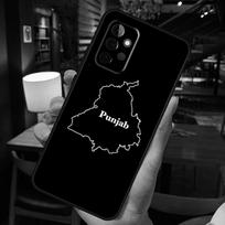 Punjab Map Outline Case For Samsung Galaxy A56 A36 A54 A34 A14 A06 A16 A26 A12 A32 A52 A13 A33 A53 A15 A35 A55 For Samsung A12