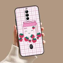Cute Strawberry Milk Box Case For ZTE Nubia Red Magic 10S 9S 8S 8 9 10 11 Pro Plus 6 7 6S 7S Pro 5G 6R 10 Air Cover For Red Magic 5G