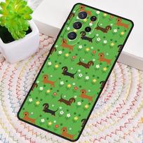 Takso šuns dėklas telefonui Samsung Galaxy note 10 pro S26 Ultra S23 S24 FE S25 S21 S22 PLUS smūgiams atsparus dangtelis Galaxy S21+ 5G