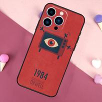 1984 George Orwell Case For iPhone 16 15 Pro Max 11 12 13 Mini 14 15 Pro Max 16 Plus XR 16e Phone Back Cover For iPhone XR