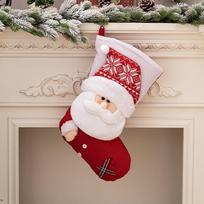 Luxurious Knitted Christmas Stocking For Santa Gifts And Festive Decorations Candy Socks Elder
