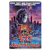 DORA Tin Sign City of the Walking Dead Movie Metal Poster Collectable Tin Sign Size xcm 20x30cm（7.8x11.8inch）