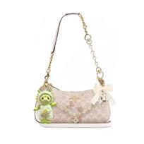 COACH shoulder bag [Customized bag] Teri 24 classic presbyopic Logo zipper closure, pendant, scarf, bow, printing, extension Xichenxin basic model balta