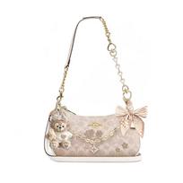 COACH shoulder bag [Customized bag] Teri 24 classic presbyopic Logo zipper closure, pendant, scarf, bow, printing Semi-narrative poem basic style balta