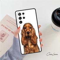 Cartoon Cocker Spaniel phone case For Samsung Galaxy S24 S25 S23 S22 Ultra Note 10 20 Plus S20 S21 FE Cover For Note10 Pro(Plus)