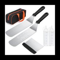 Blackstone Griddle Accessories Kit,Flat Top Grill Accessories Set for Blackstone and with Spatula & Carry Bag