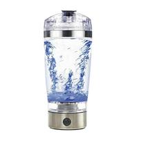 USB Rechargeable Electric Protein Shaker Bottle Large Capacity Portable Meal Replacement Mixer Cup with Stainless Steel Base and Lid for Fitness one size balta