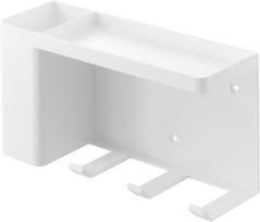 Yamazaki Hair Dryer Hair Iron Holder with Tower dummy board tweezers and wood screws for minimizing visible 10254 (Yamazaki Industries) Wall-mounted & balta