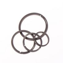 4Pcs Ultra-Light Titanium Alloy Key Ring Metal Hard Side Pushing Rings Diy Accessories Keyfobs Crafts Key Chain Pendant Gift one size