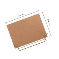 1Set Cork Memo Board Office Desk Bulletin Board Small Pin Photo Display Frame Message Reminder Organizer Pin Boards for Desk