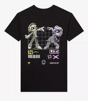 Murder Drones N & Uzi T-Shirt Cartoon Cover T-Shirt Unisex S-5XL S įvairiaspalvis