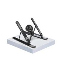 Foldable Laptop Cooler Stand With Fans High Quality Metal Laptop Desktop Bracket USB Cooling Fan Portable Stand juoda