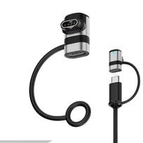 USB Type-C Charger Converter Magnetic LED Indicator Watch Charging Adapter Safe for Garmin Quatix7 Pro Fenix8765 Instinct 2S