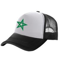 Maroko Trucker Kepuraitė Unisex Maroko Skrybėlė Beisbolo Kepuraitė Ši vasaros Unisex Tinklelio Kepuraitės MZ-285 red