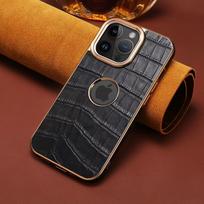 Leather Crocodile Pattern Apple 15promax Phone Case Suitable for IPhone14 Business 13 Anti-drop 12 Leather Case iPhone 15 Pro max 6.7 inch