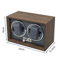 5 Rotation Watch Storage Display Box Double Watch Winder with Quiet Motor Mode Setting Automatic Watch Winder
