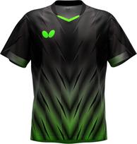 Butterfly Table Tennis Game Shirt Fraser Shirt Black 2XO 47170 278