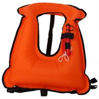 Adult Life Jacket Vest Inflatable Swimming Lifevest Snorkeling Surfing Boating Jackets(Yellow)