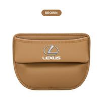 Interior Stickers PU Leather Car Seat Side Storage Pocket Suede Gap Filler Organizer Box For Lexus RX330 IS250 ES300h UX GX470 L ruda