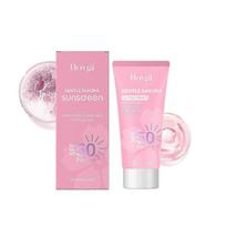 Light Moisturizing UV Protection Cream - Non-Greasy, Hydrating Facial Sunscreen with Isoconazole, Glycerin Stearate & Sakurin - Refreshing Summer Sunb