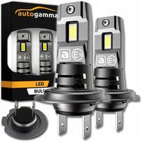Żarówki Led H7 Homologacja 60W 16000Lm 6500K +1000% Canbus Mocne 2 Szt.