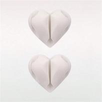 2/4pcs Heart-Shaped Mini Cable Winder Organizer USB Charging Cable Clips Desk Tidy Organiser Holder Protectors Home Office Car