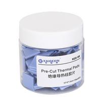 100PCS Conductive Silicone Pad Fast Heat Dissipation 12x12x1.5mm Thermal Pads Silicone Grease Thermal Pad for GPU CPU Repair