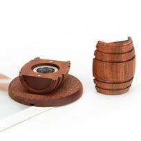Barrel Wooden Whiskey Cocktail Smoker Whiskey Smoker Spirits Infuser Bar Tool Premium Whiskey Cocktail Smoker Kit For Men Gifts