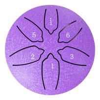 Rain Drum 6 Inch 8 Notes Waterproof Mini Chakra Drum Meditation Rain Chime Ideal for Yoga Meditation & Prenatal Education