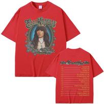 Ella Langley Black Dandelion Tour2026 Tee Summer Fashion High Quality Soft TEE Harajuku 100cotton Casual Grunge Round Neck Tees S