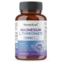 Magnesium L-Threonate 500 Mg Dietary Supplement, 120 Capsules Per Bottle 120 Capsules