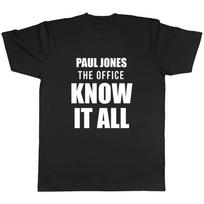 Personalised The Office Know It All Mens Unisex T-Shirt Tee S įvairiaspalvis